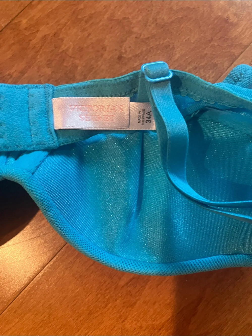 Vintage Victoria's Secret Bra, Y2K Victoria’s Secret Bra 34a Sexy Neon Shelf Bra